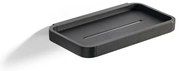 Raft de perete pentru baie Zone Rim, 22 x 11,4 cm, negru