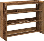 vidaXL Pantofar, Lemn vechi, 80x25x62 cm, lemn compozit