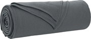 vidaXL Pătura de aruncat Gri închis 210 x 140 cm Molton