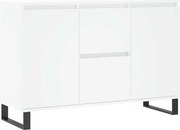 vidaXL Servantă, alb, 101,5x35x70 cm, lemn prelucrat
