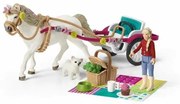 Schleich 42467 - Trăsură pentru un spectacol cu cai, 24,5 x 19 x 6,6 cm