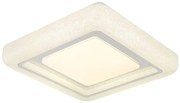 Plafoniera LED alba cu plastic sparkle MARCIA