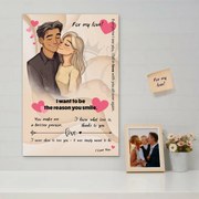 DUBLEZ | Tablou cu mesaj de dragoste - For my love