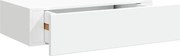 vidaXL Raft de perete cu sertar, alb, 40x23,5x10 cm, MDF