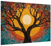 Tablou - Soarele în coroana arborelui vieții (70x50 cm)