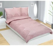 Lenjerie de pat Bellatex Satin Ornament roz vechi, 140 x 200 cm, 70 x 90 cm