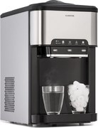 Klarstein Aqueous aparat de gheață 3 în 1: cuburi de gheață, distribuitor de apă: caldă și rece 20 kg/24h