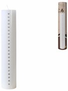 Lumanare de Advent NUMIRA 25 cm, alba