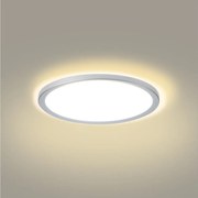 Brilagi - Plafonieră LED pentru baie ULTRA SLIM, 18W, 230V, Ø 30 cm, argintiu, IP54