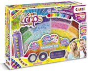 SET DE CREATIE CU 1000 DE ELASTICE PENTRU CONFECTIONARE BIJUTERII - CRAZE (CRZ59661)