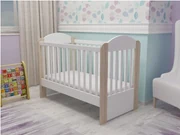 Patut din lemn Olivia Alb-Natur A563