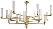 Candelabru modern realizat manual din alama Seti 16L
