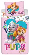 Patrula Cățelușilor Pups Rule lenjerie de pat 140×200cm, 70×90 cm microfibră