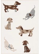 Covor pentru copii fildeș 160x230 cm Dogsie Pearl – FD