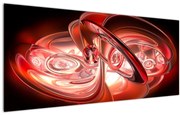 Tabloul - forme roșii (120x50 cm)