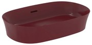 Lavoar pe blat Ideal Standard Atelier Ipalyss Pomegranate 60 cm rosu bordo cu preaplin