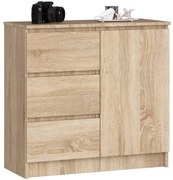 Comodă Komeito (stejar sonoma). 1117227