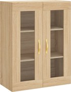 vidaXL Dulap TV montat pe perete, stejar sonoma, 69,5x34x90 cm
