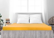 Cearceaf Jersey din bumbac mako LUXORA 180x200 cm galben