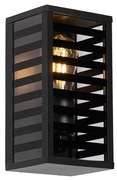 Lampa de perete exterioara moderna neagra 26 cm IP44 - Reims