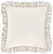 Pernă decorativă din catifea 43x43 cm Velvet Double Frill – Catherine Lansfield
