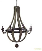 Candelabru design rustic deosebit cu 8 brate MILLENNIUM SP8 129709