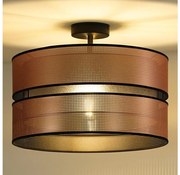 Lustră aplicată COPPER Duolla SHINY 1xE27/15W/230V d. 40 cm cupru/negru