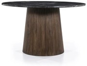 Masa rotunda Maxim 130x76 cm neagra