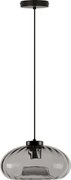 Osram - Pendul pe cablu DECOR SMOKE, 1xE27/12W/230V, Ø 28 cm, negru/gri fumuriu
