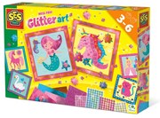 Set creativ copii - Decorare autocolante cu sclipici fara mizerie