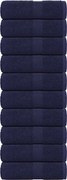 vidaXL Prosoape de baie, FROGN, 10 buc., albastru marin, 30x30 cm, 360 g/m²