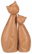 Decorațiuni Pisici, 11 x 6 x 17 cm, set de 2bucăți, poliresină
