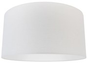 Abajur din material textil alb 50/50/25