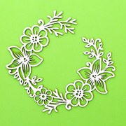 DUBLEZ | Coroniță de vară cu flori pentru ușă