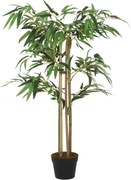 vidaXL Arbore din bambus artificial 380 de frunze 80 cm verde