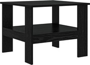 vidaXL Masă de cafea Stejar Negru 57 x 55 x 45 cm Lemn compozit
