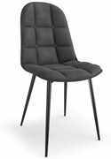 Scaun K417 velvet gri