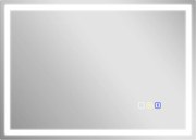 HOMCOM Oglindă Baie Antiaburire cu Lumină LED și Difuzor Bluetooth 50x70 cm | Aosom Romania