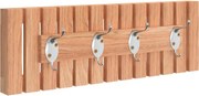 vidaXL Cuier de perete, 42x8,5x14 cm, lemn masiv de nuc