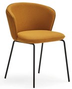 Set de scaune de sufragerie galben muștar 2 buc. tapițat Add – Teulat