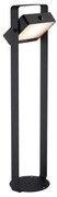 Stalp solar cu senzor de miscare, protectie IP44, Saulio negru
