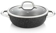 Tigaie adâncă cu capac Tescoma PRESIDENT Stone, 24 cm, 24 cm