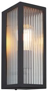 Aplica pentru exterior design modern IP44 Gundula negru