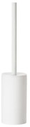 Perie WC din porțelan Zone Solo White, alb