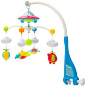Baby Mix Carusel pentru pătuț cu proiector șitelecomandă, albastru