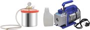 vidaXL Cameră de vid cu pompă cu o singură treaptă, 7,4 L