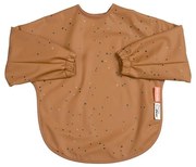 Done by Deer – Baveta din polistier cu maneci - Dreamy Dots Mustard