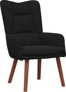 vidaXL fotoliu Negru 63 x 67 x 94 cm Catifea