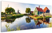 Tablou cu mori din Olanda (120x50 cm)