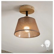 Lustră aplicată Brilagi ANTHONY 1xE14/60W/230V stejar/maro